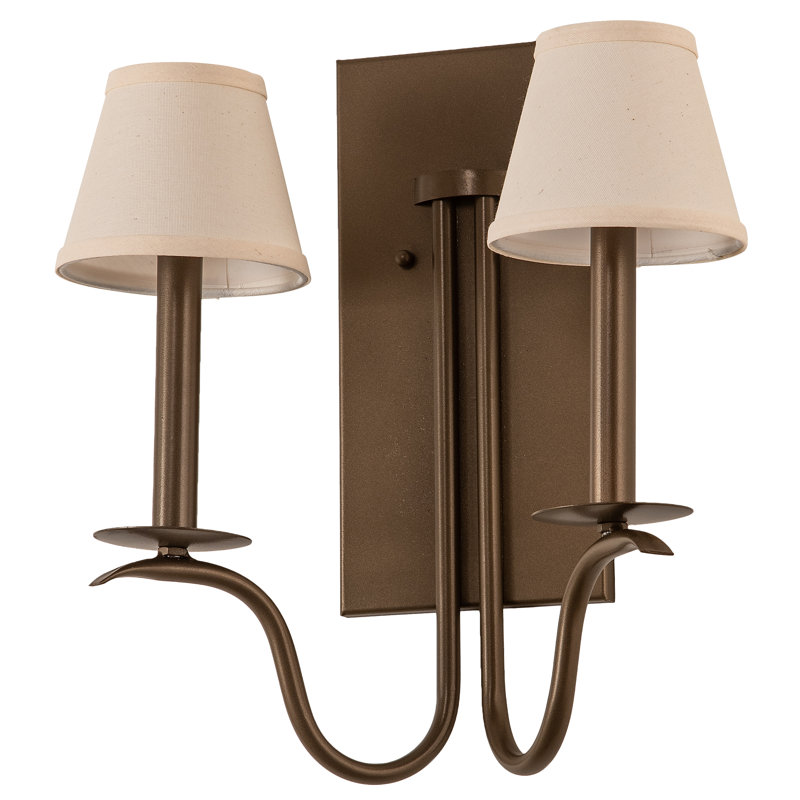 Octavia Steel Candle Wall Light