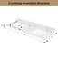 Arbios 60"  Quartz Double Vanity Top with Sink Faucet Holes-92756957