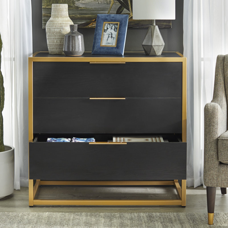 Commode décorative 3 tiroirs Zana