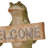 Jerolene Garden "Welcome" Frog