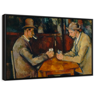 «The Card joueurs 1890, reproduction sur toile»