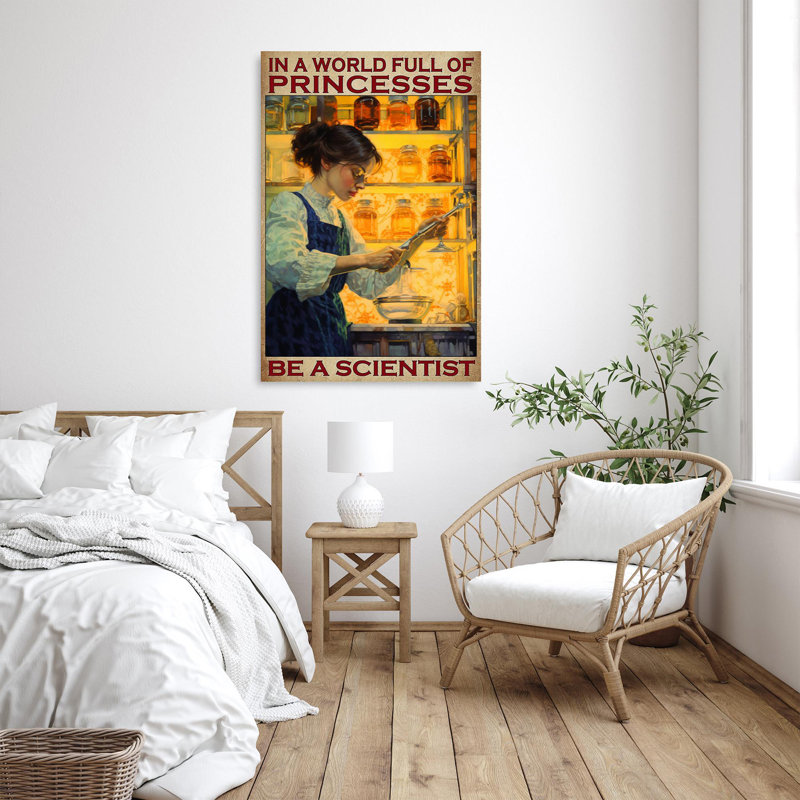 «Cardyn Be A Scientist», impression sur toile, H 36 po x l 24 po x P 1,25 po
