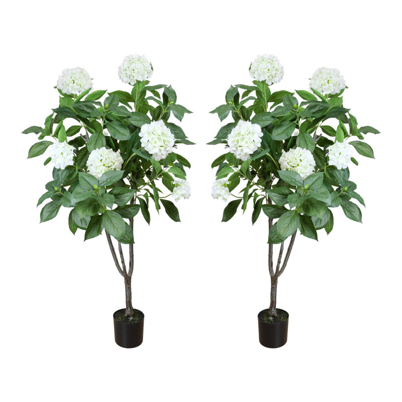 5' Hydrangea Drop-In Trees, 2