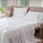 MooMee Sheet Set Extra Deep Pocket 100% Washed Cotton Linen Like Textured Lightweight Breathable-469595433-404490825