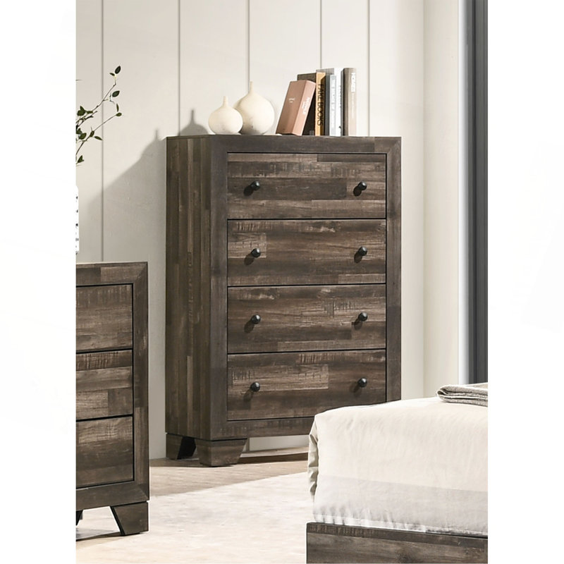 Mobilier de chambre à coucher 1Pc Rustic, Gris
