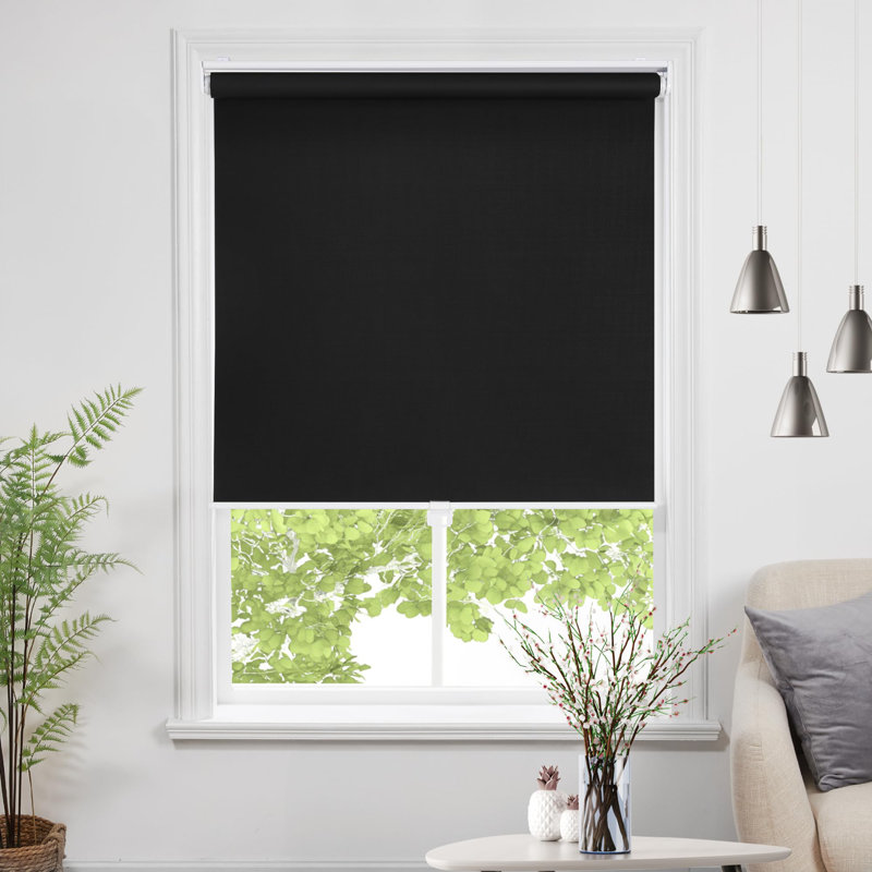 Rideaux occultant sans cordon, Gris clair, L 23 po x L 72 po