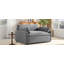 Fauteuil surdimensionné simple en chenille, fauteuil d'appoint large et profond, fauteuil rembourré moderne et confortable, canapé-lit avec coussins-133138364