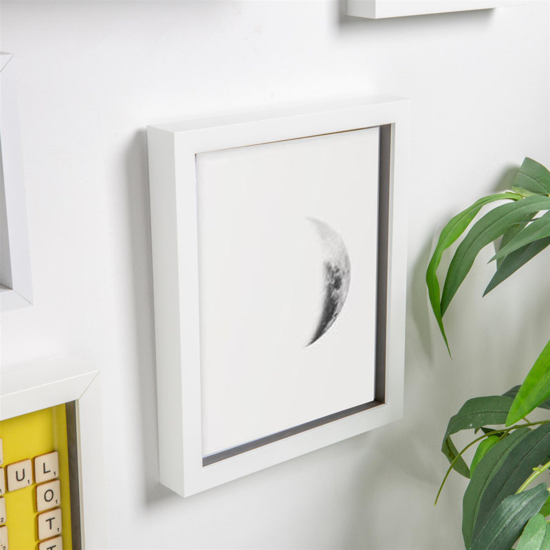 Shadow Box Picture Frame, 27.5cm H x 22.5cm W x 3.5cm D, White