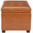 Graysie Faux Leather Ottoman-1421516752
