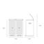 Ayanti Stainless Steel Step On Multi-Compartment Rubbish & Recycling Bin-482638087