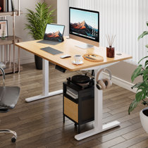 Height Adjustable Electric Standing Desk with Storage Shelves, KOWO 47 –  Kowo Smart Home