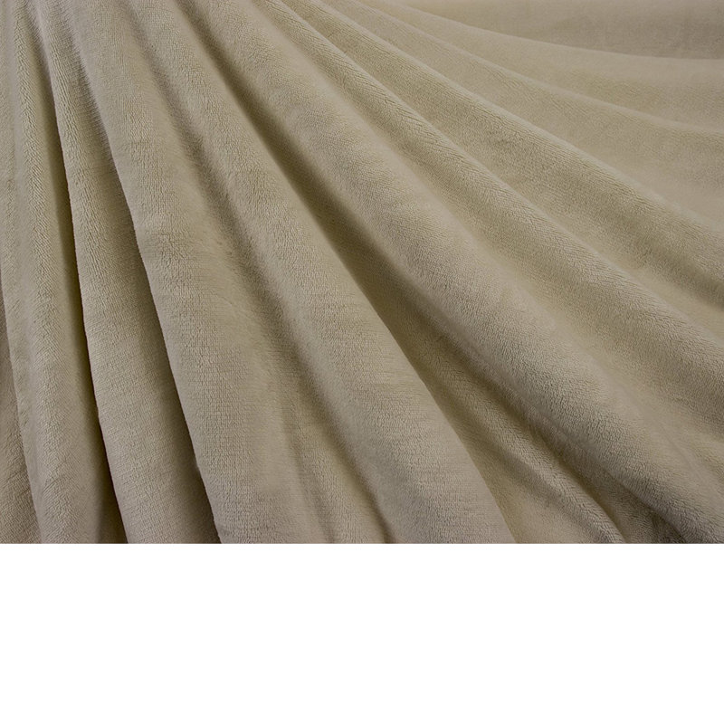 Couverture imperméable en polyester, Taupe / blanc, 50 po x 40 po
