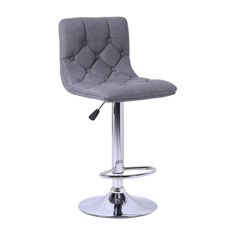 Tabouret pivotant à hauteur réglable, Gris