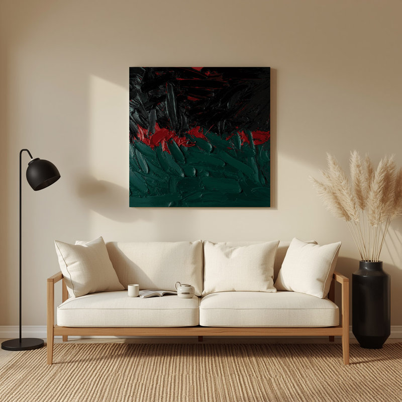 Art mural en métal Neo Expressionism 95, 16" H x 16" W