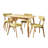 Andrew 4 - Person Four Leg Dining Set-2051699852-2051699848