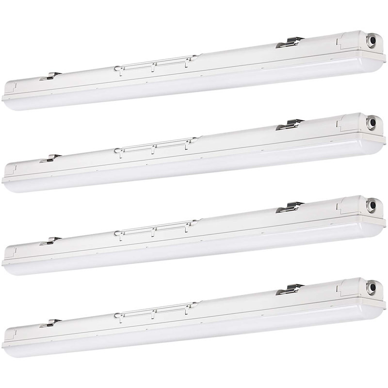 Led Vapor Tight Light Fixture, 5000k Daylight, Waterproof Shop Lighting