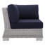 Chaise de coin d'extérieur Conway Sunbrella-712126392