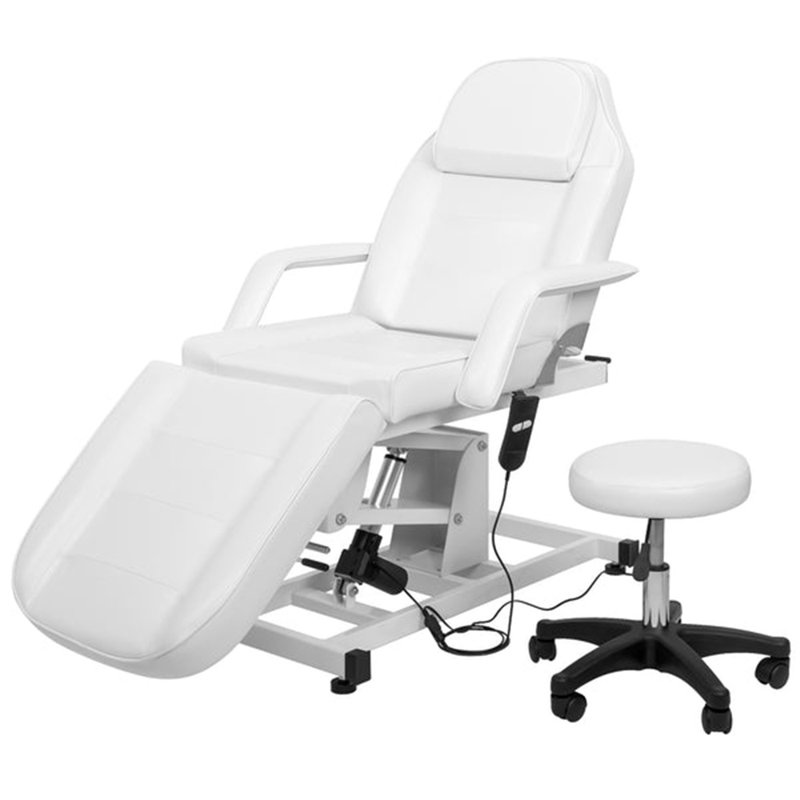 Lit de massage 72 po à hauteur réglable et télécommande avec tabouret