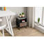 Table de chevet en noir