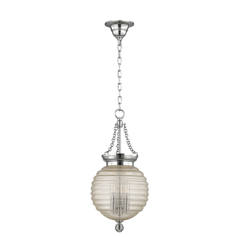 Coolidge 1 - Light Pendant, 21" H x 10" W, Aged Brass