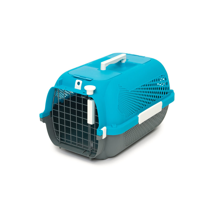 Porte-chat Catit, moyen, rouge cerise, Très petit (1 à 10 lb), Turquoise