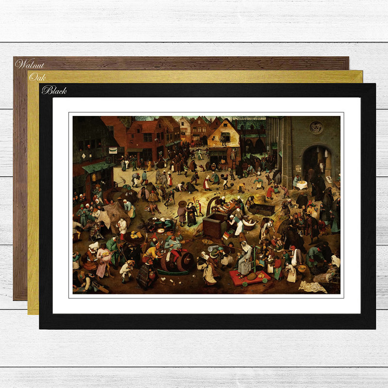 Pieter Bruegel The Elder - Single Picture Frame Painting, Oak