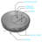 SereneLife Cordless Bagless Robotic Vacuum