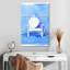 Chaise bleue Gillard-108622307