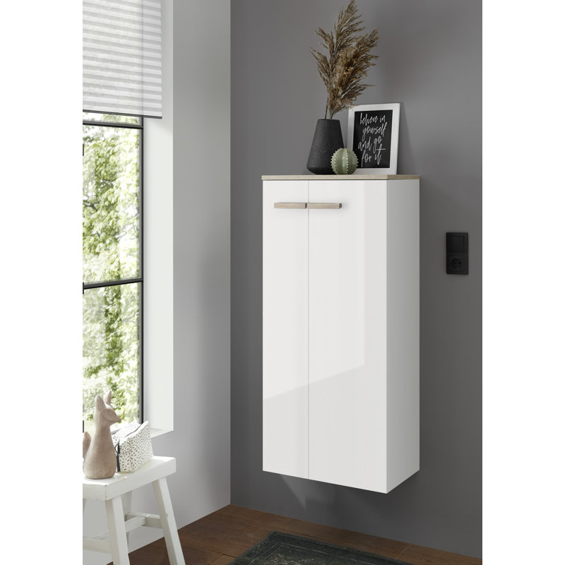 Georgeen Linen Cabinet, White