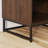 Wood Herringbone Nightstand with Drawer-2031384854