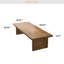 Table de salon en bois massif, table de conférence-124823893