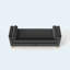 Banc de rangement en sherpa 66 "avec pieds en bois et traversins, noir-86152001-86152012