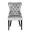 Chaise parsons rembourrée en velours Kamryn-663925237