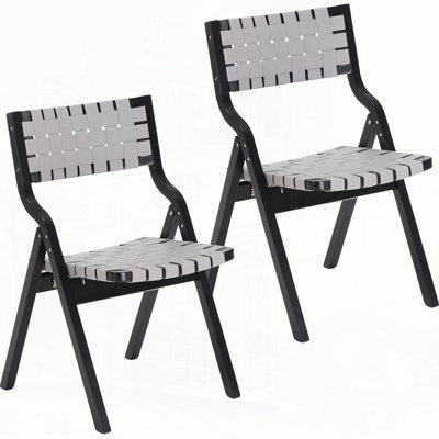 Wood Folding Chairs, Foldable Chairs Wooden Indoor Stackable Dining Chairs