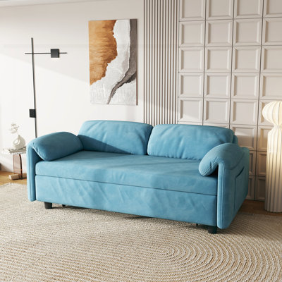 54" Velvet Sofa Bed