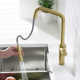 Macon Pull Down Single Handle Kitchen Faucet with Accessories