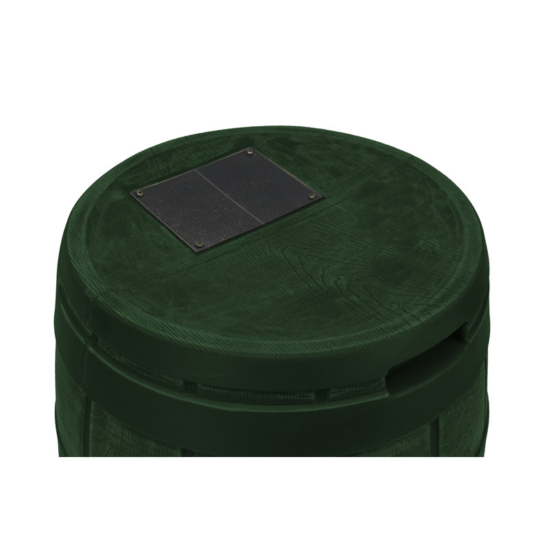 50 gallons Baril de pluie en plastique, Vert