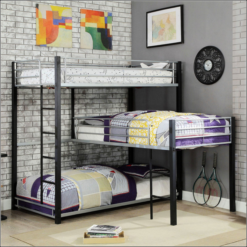 Unique Triple Twin Decker Bed