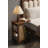 24.8" Brown Rectangular Solid Wood End Tables