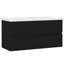 Ebern Designs Audri 900mm L x 385mm W Ceramic Rectangular Sink with Overflow-1563996821
