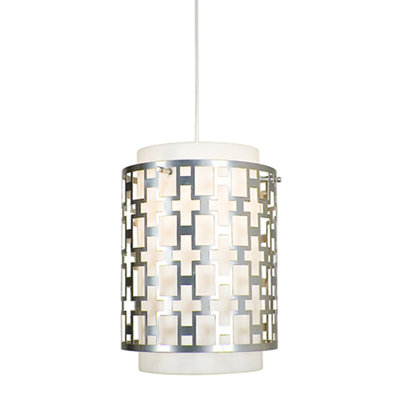 Luminaire suspendu cylindrique à 1 lumière Zaliyah