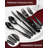 Hammer Black Silverware Set
