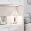 Lit escamotable Murphy, bureau combiné, 1 tablette d'armoire latérale, lit escamotable mural, blanc-1792192459