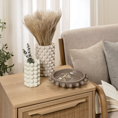 Ensemble de 3 vases cylindriques Petra