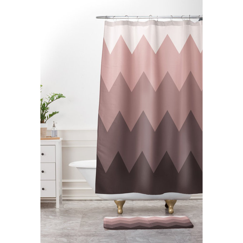 Tapis pour salle de bain blushing peaks