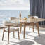 Chaise en bois massif avec coussin
