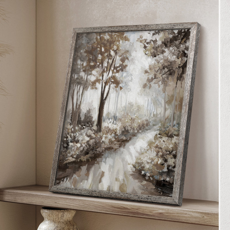 Into the Woods, reproduction encadrée - bois massif 48028, H 15 po x l 12 po