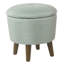 Repose-pieds de rangement rond 18 po Danni-Marie-1365515751