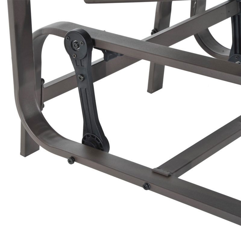 Fauteuil oscillant d'extérieur Outsunny, Gris