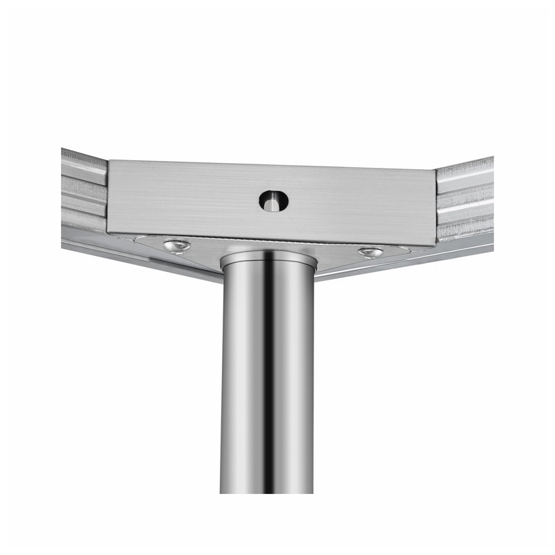 Table de préparation pour cuisine commerciale à 2 niveaux en acier inoxydable SUS201 de l 38,78 po x P 26,97 po VEVOR